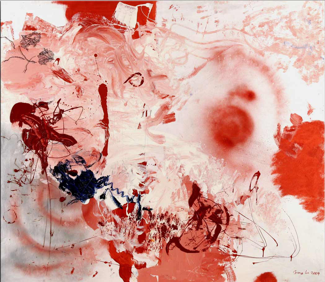 Abstraction XXII, oil on canvas, 140x160cm, 2007 (private collection) Lithuania